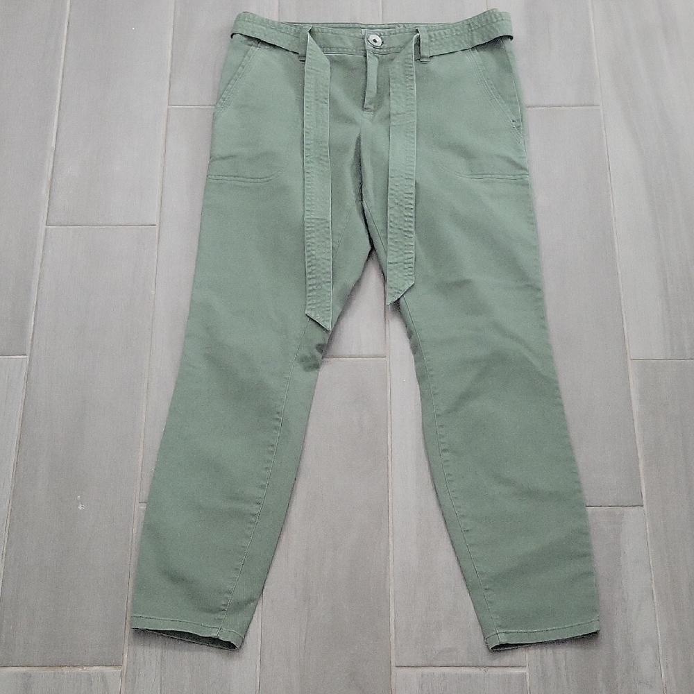 Vineyard Vines Olive Paperbag Style Pants Size 2